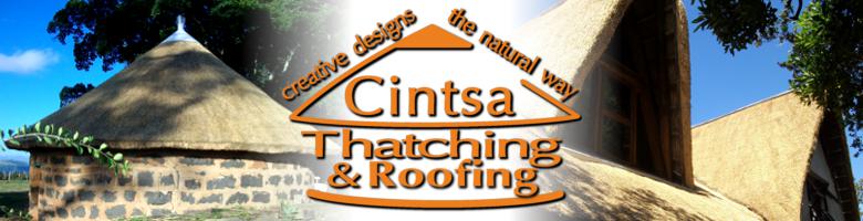 Images of thatching work by Cintsa Thatching