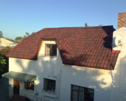 Onduvilla installed on to thatched roof structure