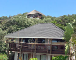 Onduvilla roof after conversion from thatch