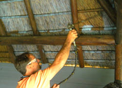 Fire Retardant Spray for Thatch Roofs