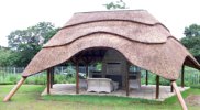 Custom design & built thatch lapa & entertainment area by Cintsa Thatching