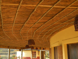 Latha Ceilings at Mvezo Thatching Project