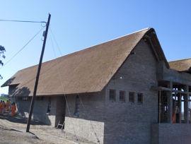 Mthatha Thatched Conference Centre Thatching project, Eastern Cape